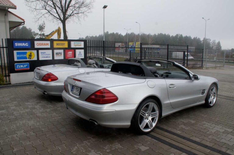 Naprawa dachów cabrio marki Mercedes-Benz