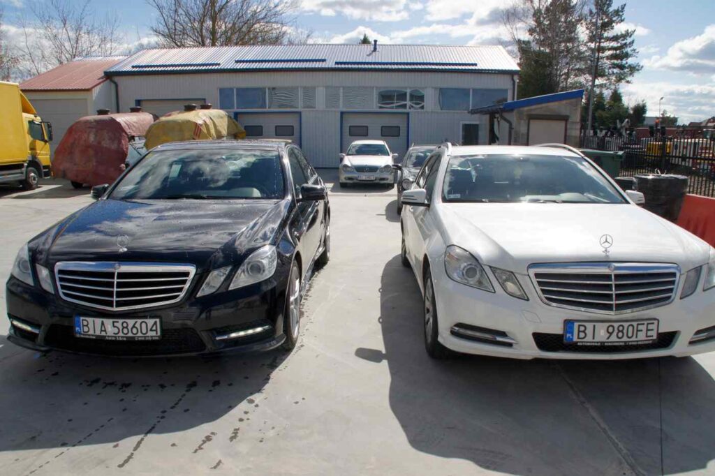 Aktywny asystent kąta martwego nieaktywny Mercedes